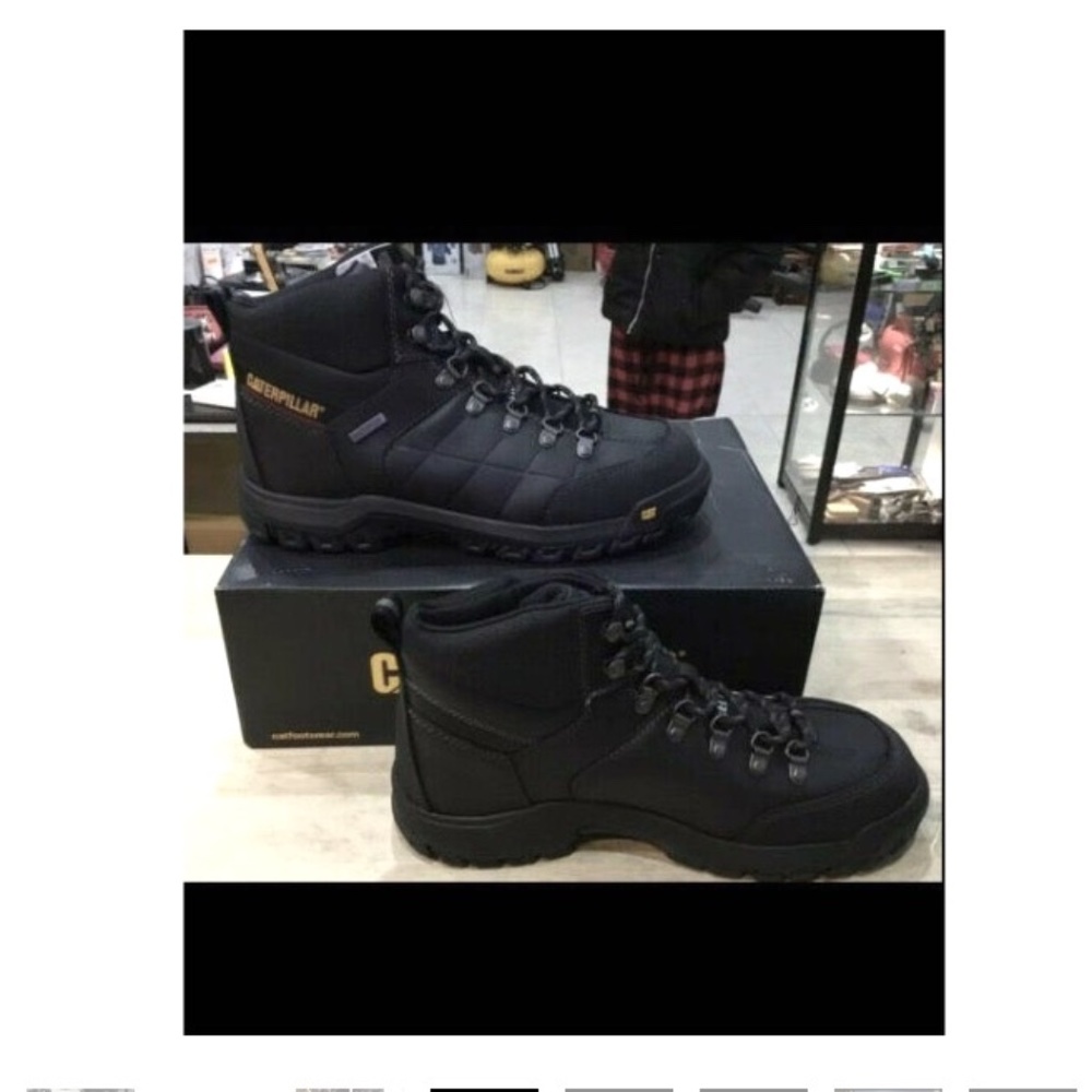 CATERPILLAR Threshold Waterproof Steel Toe Electr Haz Hiker Work Size 11M P90936